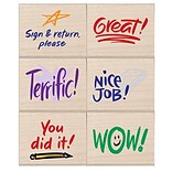 Hero Arts Stamps of Approval, Set of 6 (HOALL918)