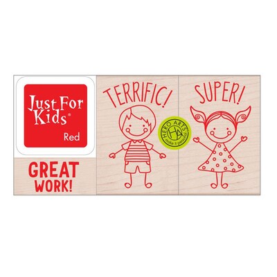 Hero Arts Hero Kids Stamp Set, 3 Per Set, 2 Sets (HOALP490-2)