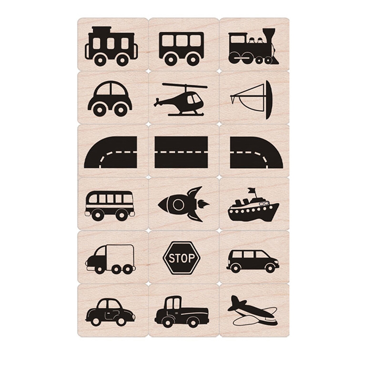 Hero Arts Ink n Stamp Toy Vehicles (HOALP492)