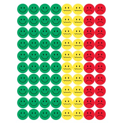 Hygloss Behavior Stickers, 0.5, 1,200 Per Pack, 3 Packs (HYG41225-3)