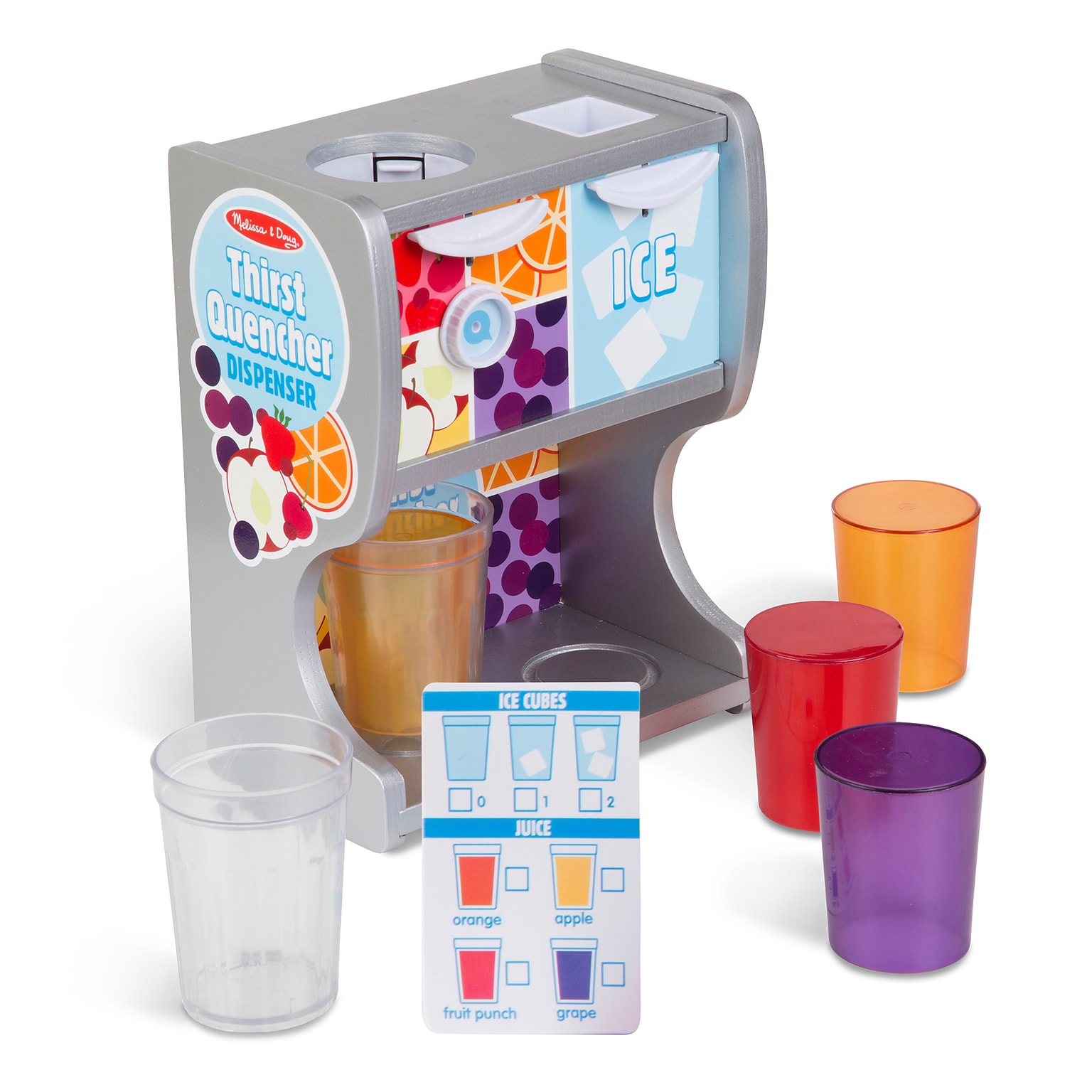 Melissa & Doug Thirst Quencher Dispenser, Multicolored (LCI9300)