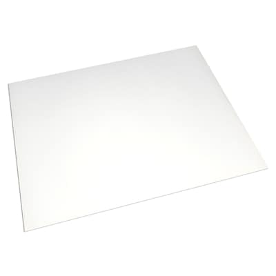 Pacon Peacock Poster Board Packs, White - Pack of 12 