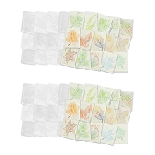 Roylco Leaf Rubbing Plates, Multicolored, 16 Per Pack, 2 Packs (R-5815-2)