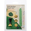 Manuscript Pen Irish Heritage w/Green Decorative 3 Coin Sealing Set w/Wax (MSH7273-IHR)
