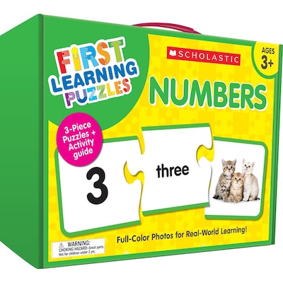 Scholastic 3-Piece First Learning Puzzles: Numbers (SC-863051)