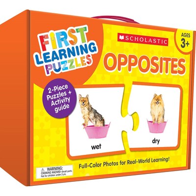 Scholastic 3-Piece First Learning Puzzles: Opposites (SC-863055)