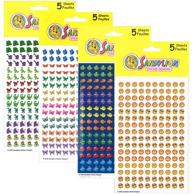 Sandylion Chart Sticker Variety Pack, Pack C, 3 Packs (SLSTEPGCC-3)