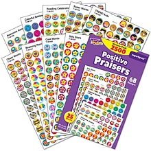 TREND Positive Praisers superSpots Stickers Variety Pack, 2500 Per Pack, 3 Packs (T-1945-3)