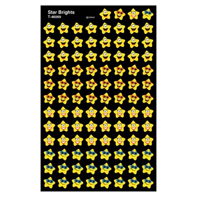 TREND Star Brights superShapes Stickers, 800/Pack, 6 Packs (T-46069-6)
