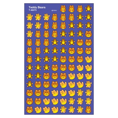 TREND Teddy Bears superShapes Stickers, 800 Per Pack, 6 Packs (T-46073-6)