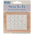 New Image Group Clear Stick-It Glass Protective Pads, .5, 20/Pkg (30370)