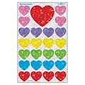 Trend Sparkle Hearts superShapes Stickers-Sparkle, 100/Pack, 6 Packs (T-46314-6)