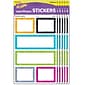 TREND Color Harmony Painted Labels superShapes Stickers, Large, Assorted Colors, 24/Pack, 6 Packs (T-46317-6)