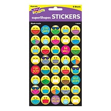 TREND Mask-mojis Large superShapes Stickers, 320/Pack, 6 Packs (T-46361-6)