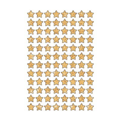 TREND Gold Sparkle Stars superShapes Stickers-Sparkle, 400 Per Pack, 6 Packs (T-46403-6)