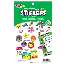 TREND Sparkly Stars, Hearts, & Smiles Sticker Pad, 336 Stickers Per Pad, 6 Pads (T-5005-6)