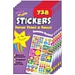 TREND Super Stars & Smiles Sticker Pad, 738 Stickers Per Pad, 6 Pads (T-5010-6)