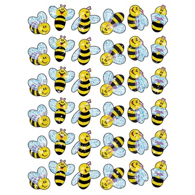 TREND Buzzing Bumblebees Sparkle Stickers®, 72 Per Pack, 12 Packs (T-63031-12)