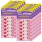 TREND Shimmering Hearts Sparkle Stickers®, 72 Per Pack, 12 Packs (T-6306-12)