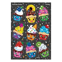 TREND Cupcake Cuties Sparkle Stickers®, 18/Pack, 6 Packs (T-63358-6)