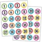 Teacher Created Resources Polka Dots Numbers Stickers, 120/Pack, 6 Packs (TCR3567-6)