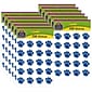 Teacher Created Resources® 1" Square Blue Paw Prints Stickers, 120/Pack, 12 Packs (TCR5747-12)