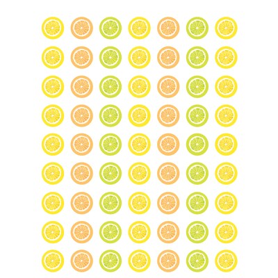 Teacher Created Resources® Lemon Zest Mini Stickers, 378/Pack, 12 Packs (TCR8485-12)