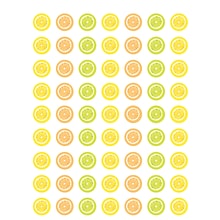 Teacher Created Resources® Lemon Zest Mini Stickers, 378/Pack, 12 Packs (TCR8485-12)