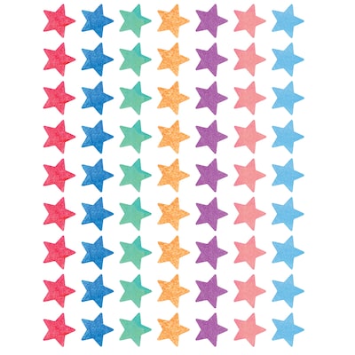 Teacher Created Resources Watercolor Stars Mini Stickers, 378/Pack, 12 Packs (TCR8897-12)