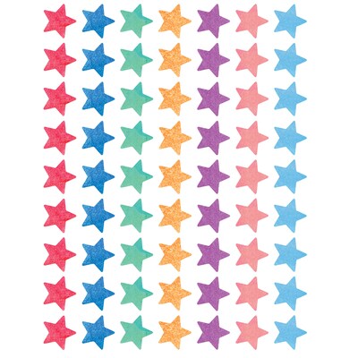 Teacher Created Resources Watercolor Stars Mini Stickers, 378/Pack, 12 Packs (TCR8897-12)