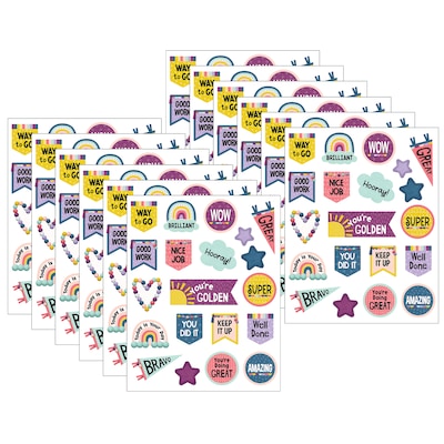 Teacher Created Resources® Oh Happy Day Stickers, 120/Pack, 12 Packs (TCR9054-12)