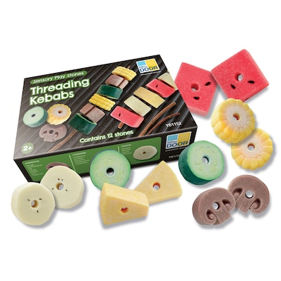 Yellow Door Sensory Play Stones, Threading Kebabs (YUS1152)