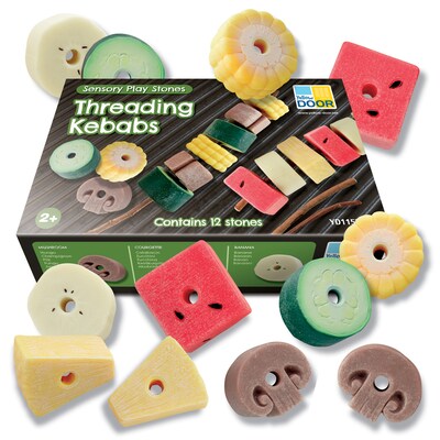 Yellow Door Sensory Play Stones, Threading Kebabs (YUS1152)