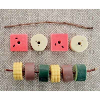 Yellow Door Sensory Play Stones, Threading Kebabs (YUS1152)