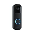Blink Wired/Wireless Video Doorbell with Sync Module 2, Black (53-026643)