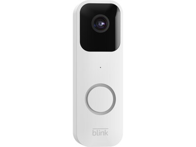 Blink Wi-Fi Wired/Wireless Smart Video Doorbell with Sync Module 2, White (B08SGR2G65)