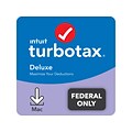 TurboTax Deluxe 2021 Federal for 1 User, Mac OS X, Download (5100221)