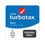 TurboTax Basic 2021 Federal for 1 User, Windows, Download (5100244)