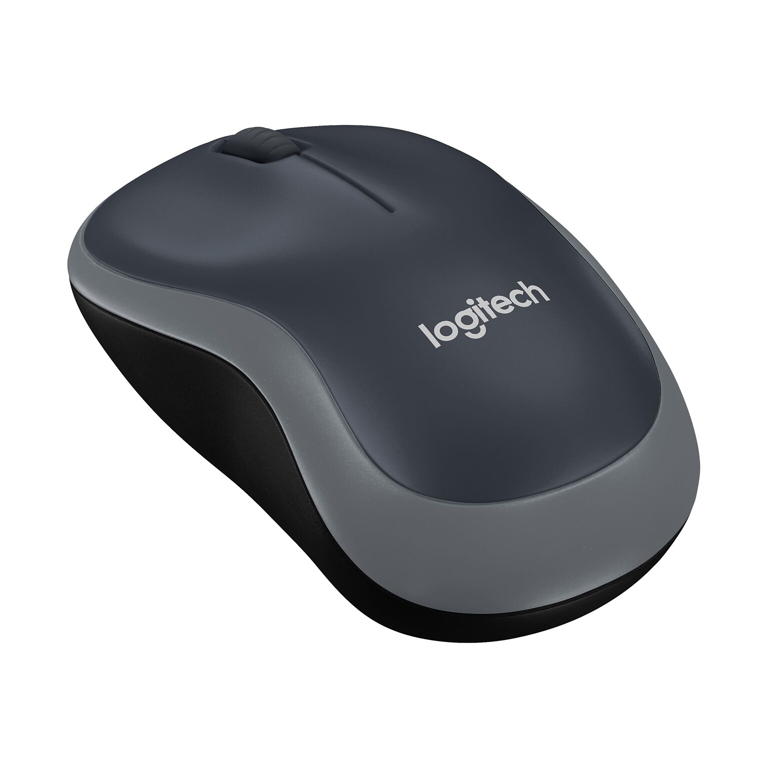 Logitech M185 Wireless Ambidextrous Optical Mouse, Gray (910-003888)