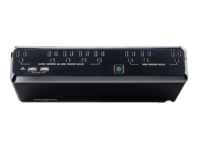 CyberPower 700 VA UPS, 8-Outlets, Black (SL700U)