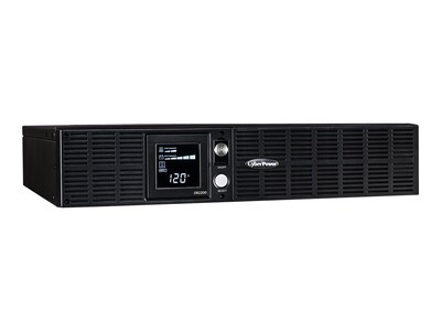 CyberPower Smart App Intelligent LCD 2000VA 2U UPS, 8-Outlet, Black (OR2200LCDRT2U)