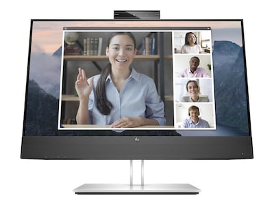 HP E24mv G4 Conferencing Monitor 23.8 LED, Black Head/Silver (169L0AA#ABA)