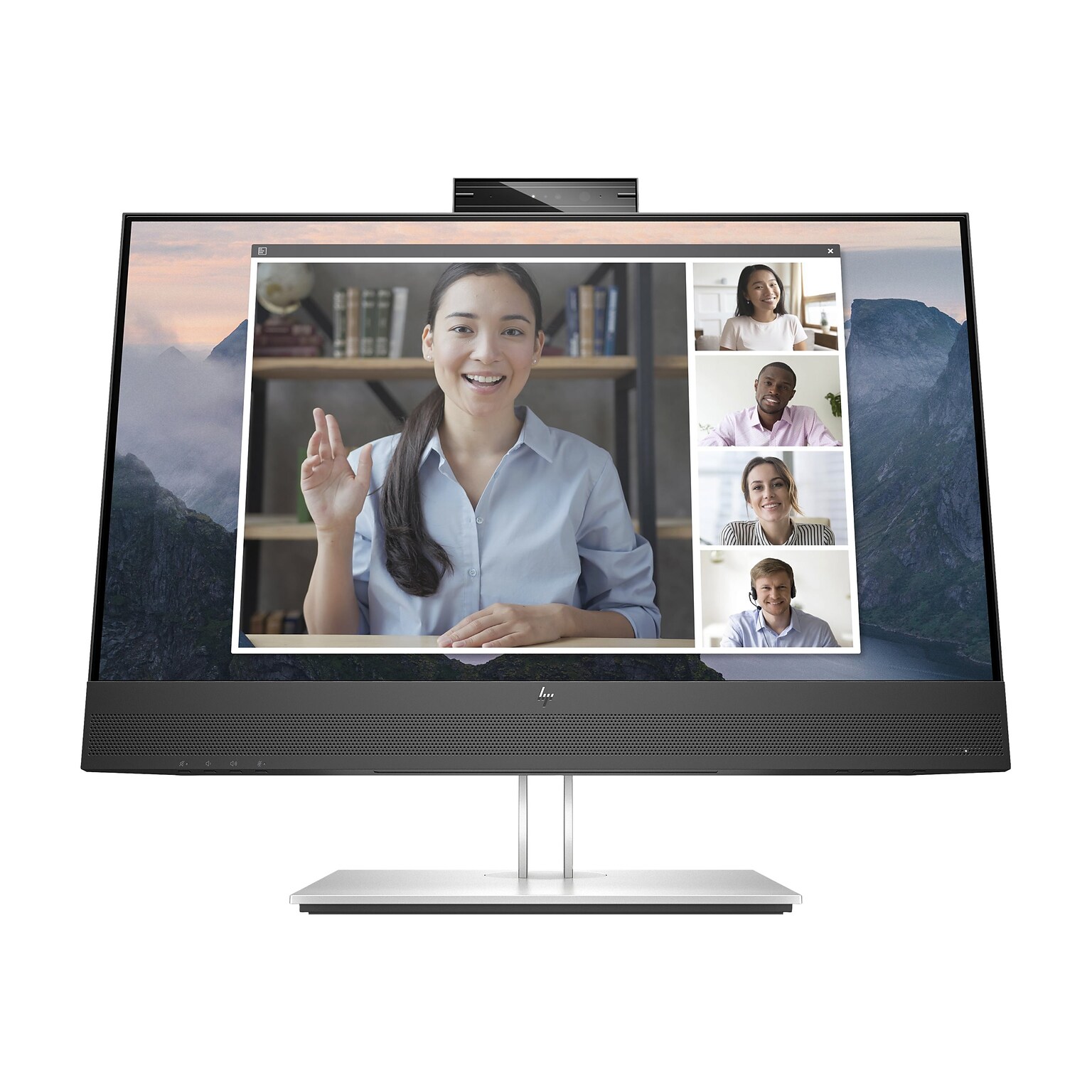 HP E24mv G4 Conferencing Monitor 23.8 LED, Black Head/Silver (169L0AA#ABA)