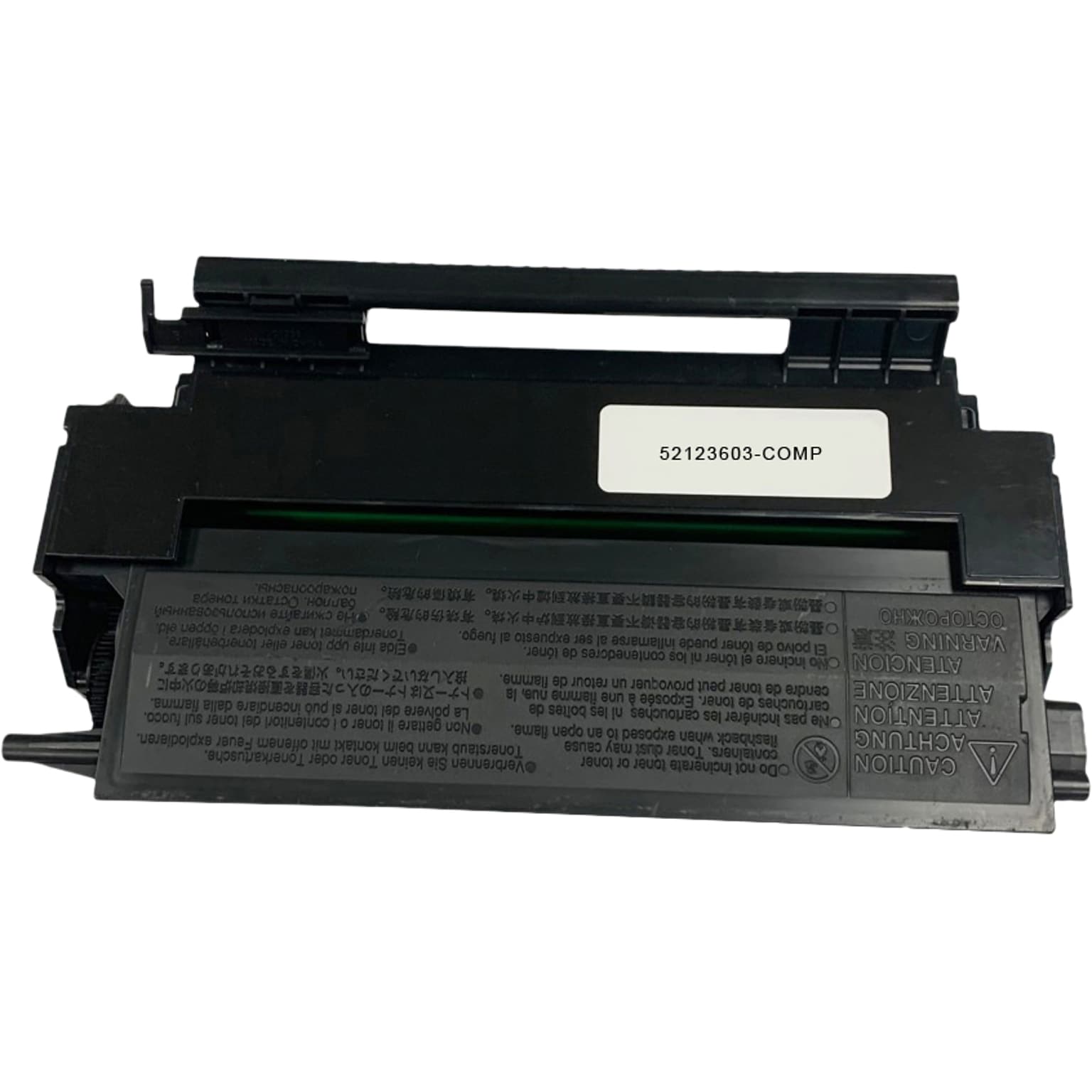 Globe Compatible Black High Yield Toner Cartridge Replacement for OKI (52123603)
