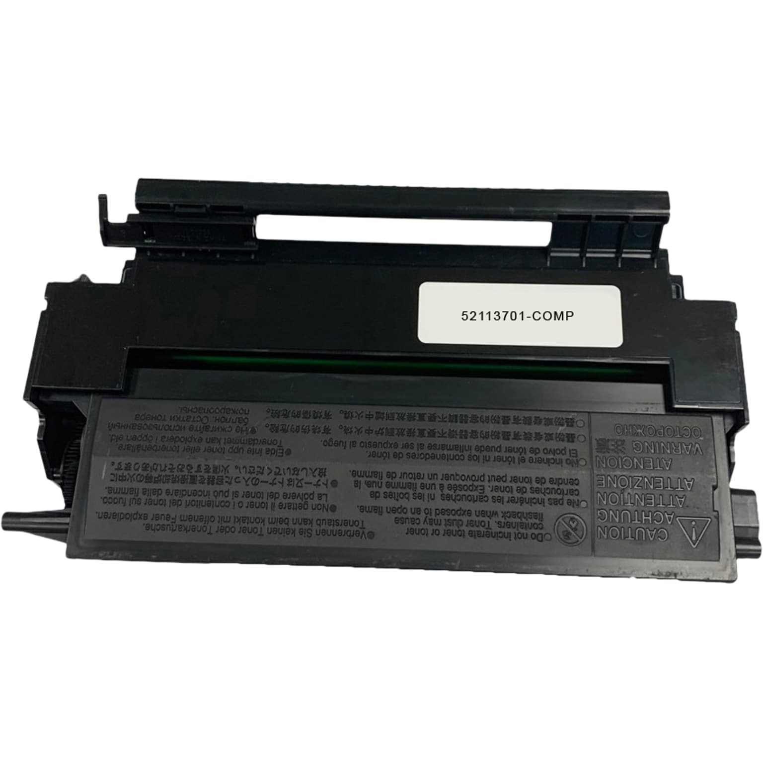 Globe Compatible Black High Yield Toner Cartridge Replacement for OKI (52113701)