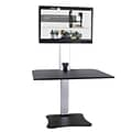 Victor Technology 28 W High Rise™ Electric Single Monitor Standing Desk, Laminate Wood (DC400)