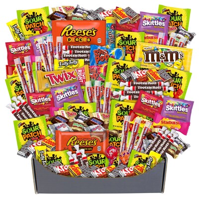 No Tricks, Just Treats Halloween Snack Box, 140/Box (700-00084)