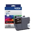 Brother LC401 Black Standard Yield Ink Cartridge, Prints Up to 200 Pages (LC401BKS)