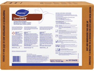 Diversey LinoSAFE Floor Stripper, 5 Gal. (101104658)