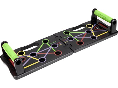 Mind Reader Black Push-Up Board, 220 Lbs. Capacity (BARUP-BLK)
